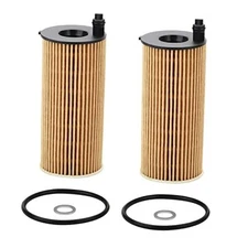 2 Pcs Oil Filter Compatible With 2016-2023 118i 230i 330i 430i 530i 740e X3 X4 