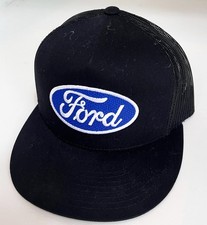 Ford Men's Embroidered Logo Vintage Retro Snapback Trucker Hat Cap Yupoong