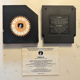 Trolls on Treasure Island (NES 1994) w Manual/Reg Card & Sleeve Authentic Tested