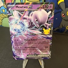 2026 Pokemon 30° Anniversario MEWTWO ex - Doppia Carta Holo Rara #64/128