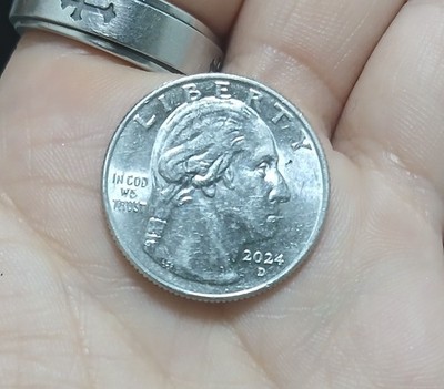 2024 D Hope USA Quarter Error with 'In Cod We Trust' Reverend Dr. Pauli Murray