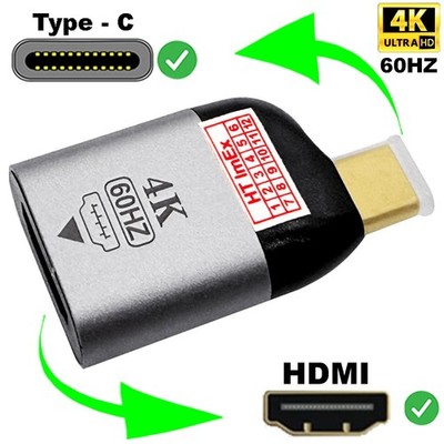 Adapter Konverter USB-C Stecker zu HDMI Buchse 4K TV für OnePlus Nord N10 5G