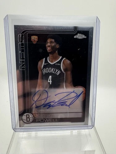2025 Topps Chrome Drake Powell Chrome Rookie Autographs (RAW)