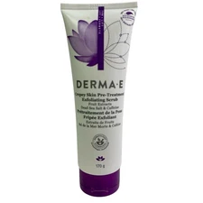 Derma E Crepey Skin Pre-Treatment Exfoliating Scrub 6 oz New READ