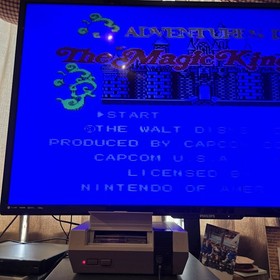 Disney Adventures In The Magic Kingdom (Nintendo NES Game, 1990) NES Tested