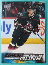 2022-23 Upper Deck Young Guns Rookie Card Nathan Smith #206 Arizona Coyotes. rookie card picture