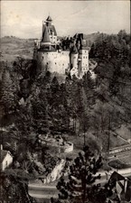 RPPC Bran Castle Transylvania Romania vintage postcard b440