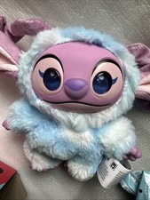 HAPPY HAUL Disney Stitch Snow Cone Swirl 5 Plush ANGEL Keychain Bag Hanger NEW