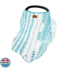 KYTE BABY Unisex Rayon Made from Bamboo Car Seat Cover, Robin Rip Tide