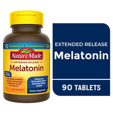 Nature Made Melatonin 4mg Extended Release Tablets 100 Drug Free Sleep Aid 90ct