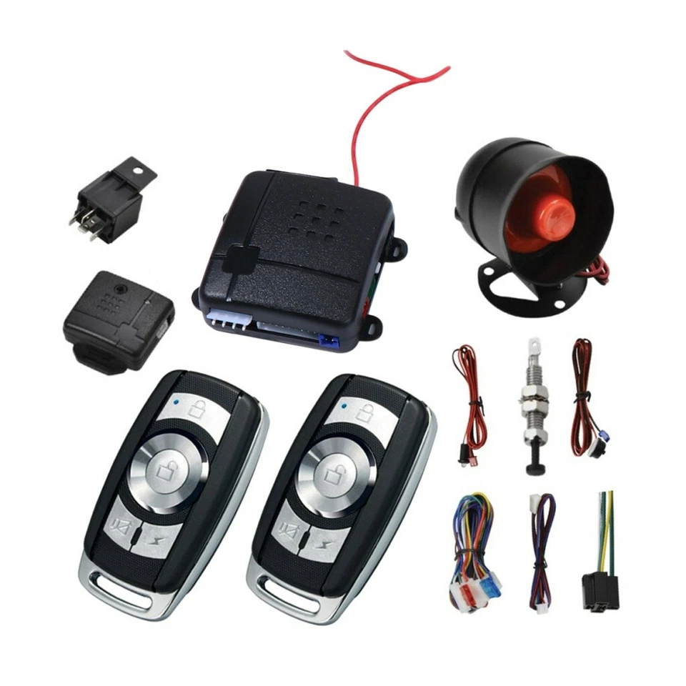 Start Push Button Remote Alarm System Keyless Entry Engine Kits Fit For Car SUV - Image 3 of 4