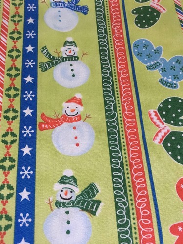 Snow Days -Repeating Stripe Cotton Fabric by Hoffman Fabrics - Pattern 4033 - Picture 4 of 5