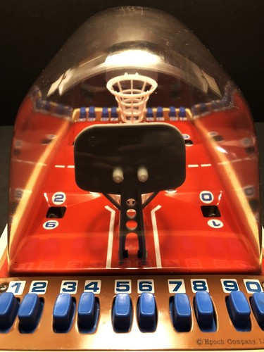 Vintage EPOCH Super Basketball Bubble Tabletop Game in Original Box JAPAN *NICE* - Picture 5 of 12