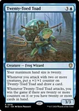 Twenty-Toed Toad - 16 - NM - Commander: Bloomburrow - MTG