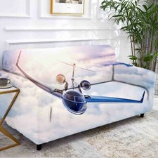 Aeroplane Dragonfly Stretch Sofa Cover Lounge Couch Slipcover Recliner Protector