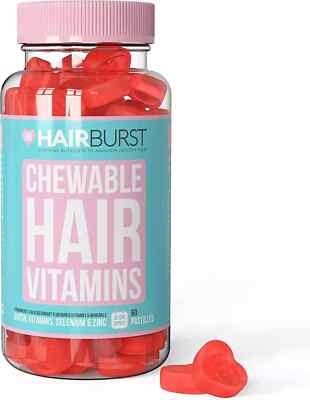 HAIRBURST Kaubare Haarvitamine Biotin gesünder dickeres Haarwachstum 60 Gummis