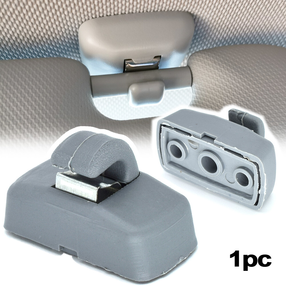 Für SEAT SKODA VW AUDI Sonnenblende Halter Clip Bügel Haken 3B0857561B Grau