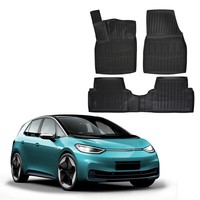 Gummi FußMatten Gummimatten FüR VW ID.3 Ab 2020 4-Tlg Scoutt