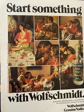 Wolfschmidt Vodka,  Full Page Vintage Print Ad