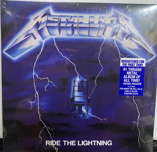 Metallica  Ride the Lightning LP 2016 Blackened – BLCKND004R-1 180G [BRAND NEW]
