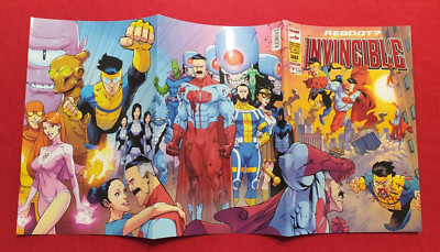 Invincible #124-125-126 Gatefold cov Variant Limited to 1000 foil logo Bu76
