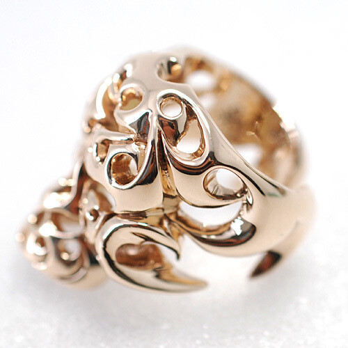 Tenderloin 8K Gold Borneo Skull Ring No. 20/Finished 15390 Tenderloin 8K Gold Borneo Skull Ring No. 20/Finished 15390