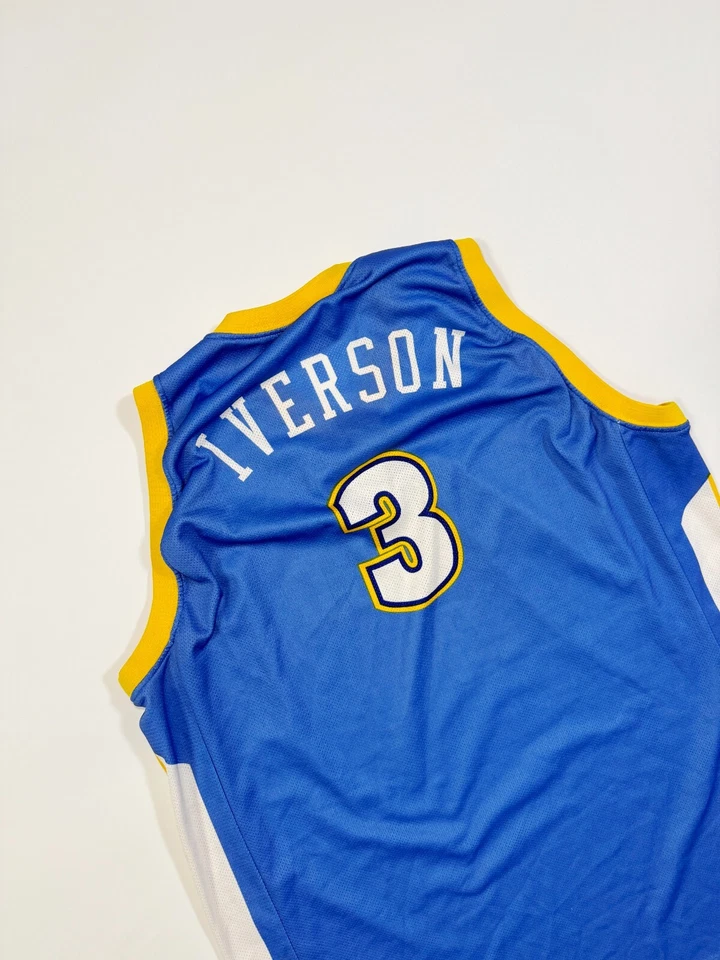 CAMISETA DE BALONCESTO DE LA NBA DE DENVER NUGGETS #3 ALLEN IVERSON CAMPEÓN TALLA 3XL Foto 4 de 4