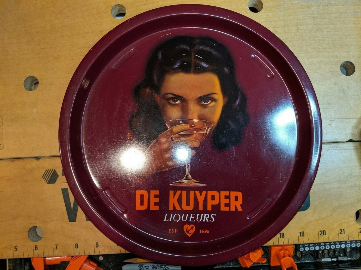 ＳＨ AＲP Vintage 1940's '50's De Kuyper Liqueurs Aluminum Serving Tray