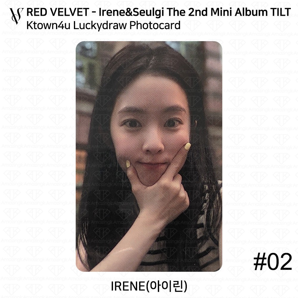 Redvelvet IRENE SEULGI 2nd Mini Album TILT Luckydraw Photocard