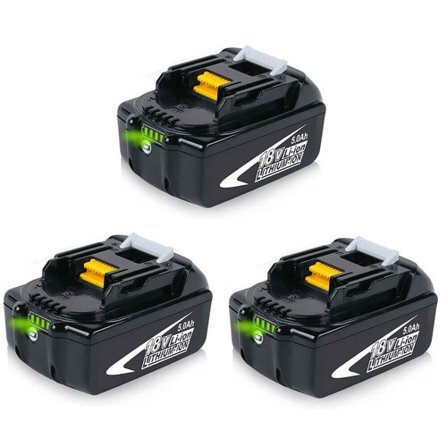 BL1850B Ersatzakku + Doppelladegerät DC18RD DC18RC 18V BL1850 BL1860B Für Makita - Bild 15 von 36