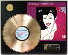 Duran Duran - Rio Gold LP Record Plaque Display