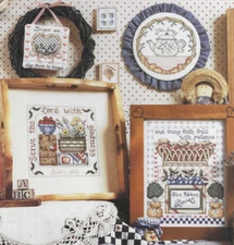 COUNTRY TEA TIME--Jeremiah Junction--Religious--Counted Cross Stitch Pattern