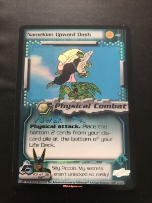 DBZ CCG DRAGON BALL Z NAMEKIAN UPWARD DASH #49 FOIL CELL SAGA SCORE 2001 NM