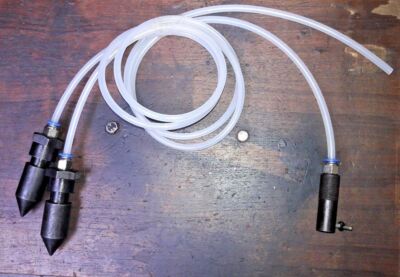 Common Rail Einspritzdüse Zulauf + Rücklaufadapter mit Schlauch & Spender