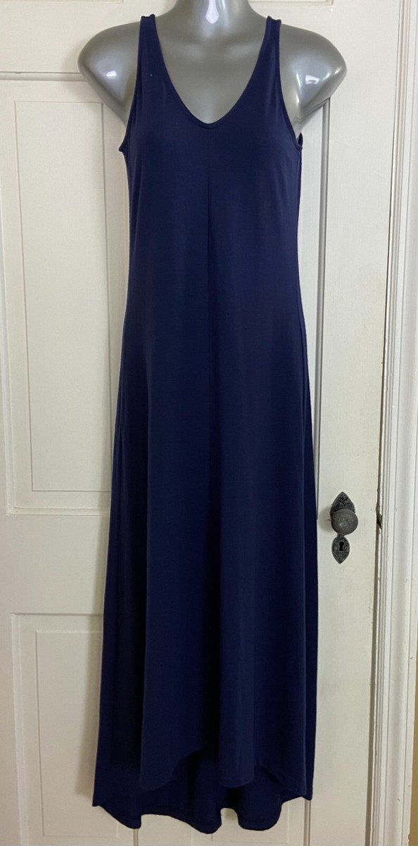 navy blue maxi tank dress Amazon Essentials Women's Navy Blue Tank Waisted Maxi Dress Size M