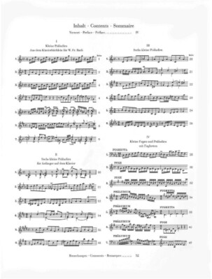 Johann Sebastian Bach Little Preludes and Fughettas Piano Solo