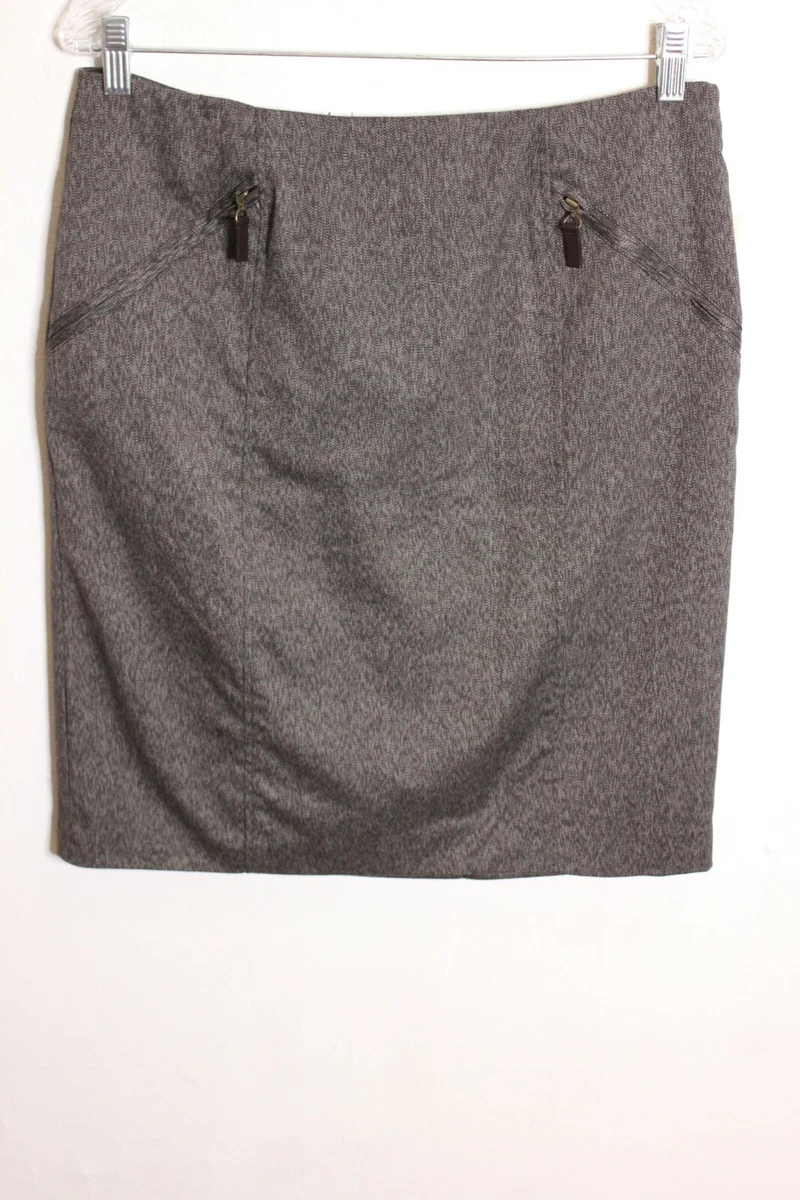 Brown pencil skirt shop petite