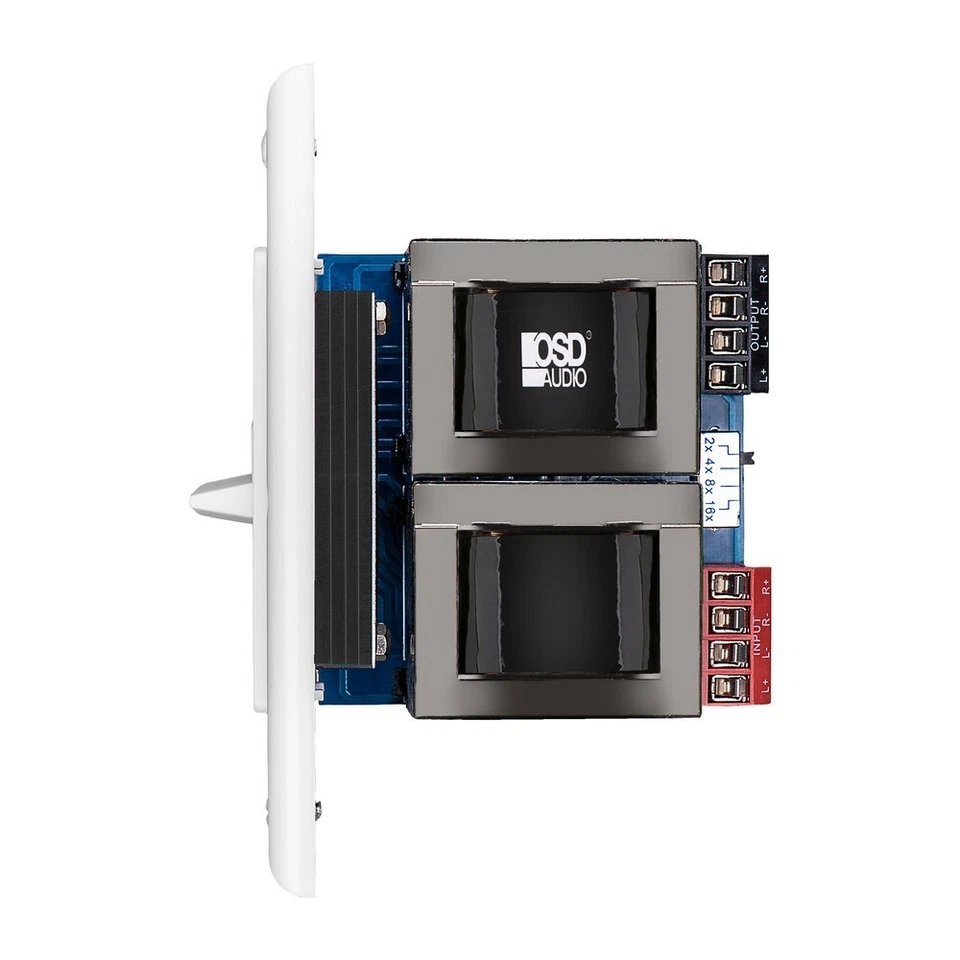 OSD 300W In-Wall Slider Volume Control w/ Impedance Matching, White VMS300 - Image 2 of 4