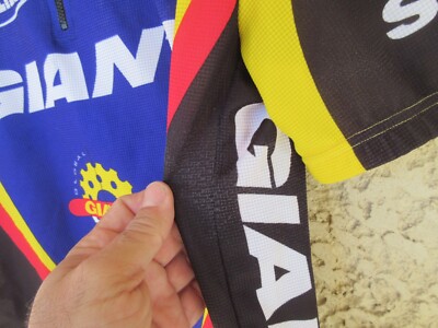 Maillot vélo rétro Nike Giant Michelin Rock Shox