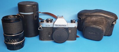 Spiegelreflexkamera, Rolleiflex SL 35 mit Carl Zeiss Tele-Tessar 4/135