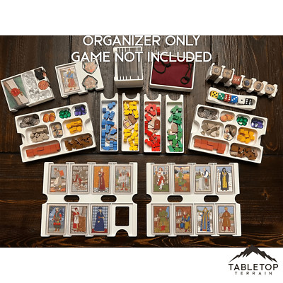 Red Cathedral with Contractors Expansion Board Game Insert / Organizer 