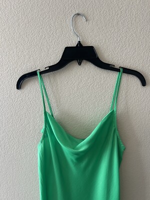 Abound Cowl Neck Slip Dress In Green Size XS NWOT | eBay