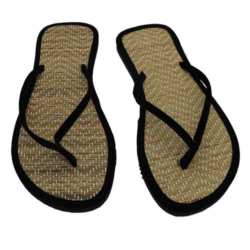 Womens Flat Slippers Comfortable Non-Slip Sandals Silent Bamboo Rattan Flip Flop - Picture 22 of 29