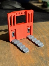 Rokenbok Red Forklift Replacement Pack Backplate  2 Forks Made to Order 