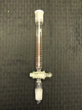 WILMAD Glass 15mL 19/22 Dual Scale Graduated Addition Funnel 2mm Glass Stpck B