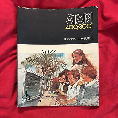 Atari 400/800 BASIC Reference Manual & Disk Operating System 2.5 Original Binder