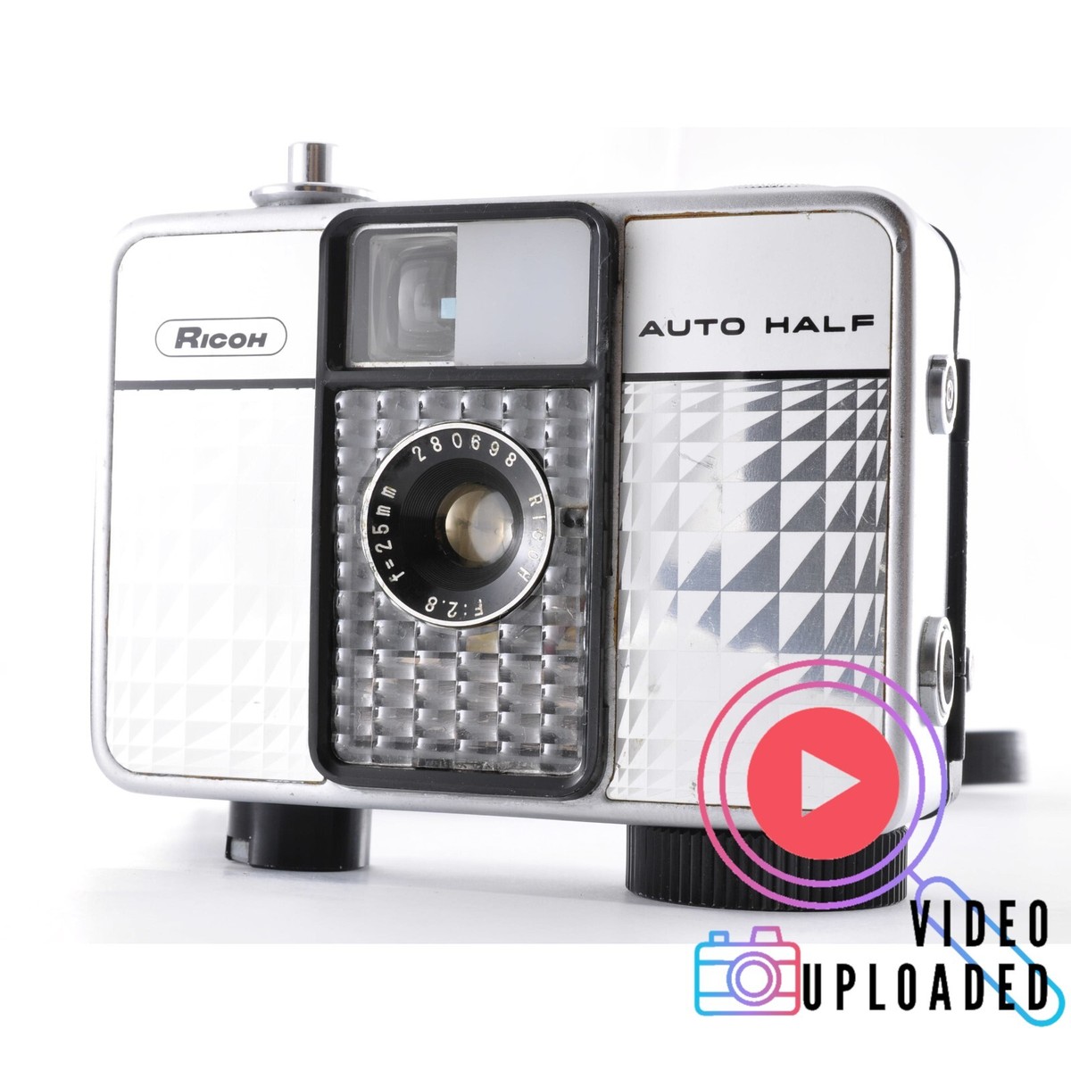 Ricoh Auto Half E Half Frame 35mm Film Camera w/Strap [Near Ricoh Auto Half E Half Frame 35mm Film Camera w/Strap [Near