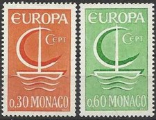 Timbres Europa CEPT Monaco 698/699 ** - 80980FR