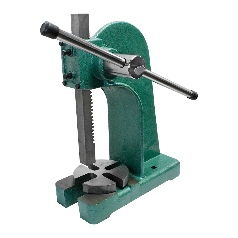 Heavy Duty Cast Iron 3 Ton Arbor Press Bench Manual Punch Press Punching  Hole