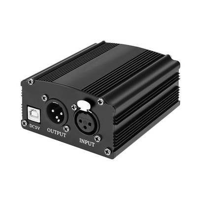 Power Für Kondensator Mic 5V USB Eingang Power 48V DC Power LED Schalter Power